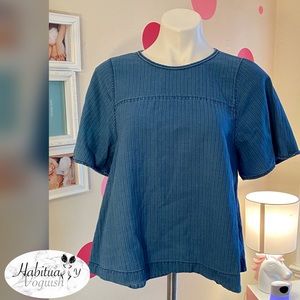 JCREW Chambray doll baby blouse sz M